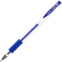 Ручка гелевая Baoke 0,5 мм, с гриппом, синяя, 12 шт (PC880D/F-blue) - уменьшенное изображение 1