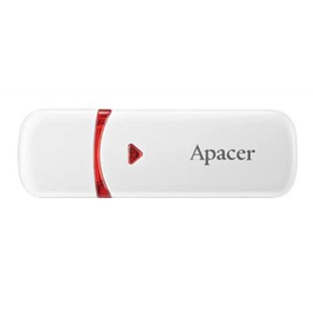 USB флеш накопичувач Apacer 8GB AH333 white USB 2.0 (AP8GAH333W-1) - изображение 1