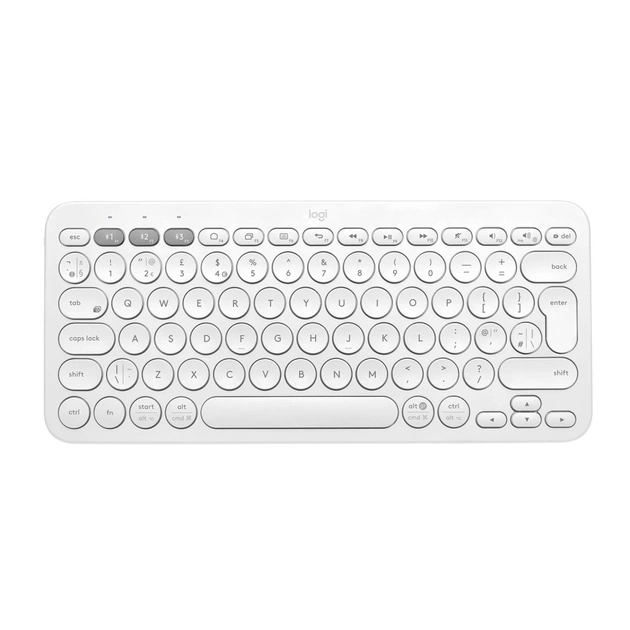 Клавіатура Logitech K380 Multi-Device Bluetooth UA Off-White (920-009868) - изображение 1