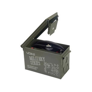 Автомобільний компресор VOIN VM-070 "MILITARY SERIES" 150psi/25A/90л (VM-070) зображення 1