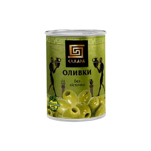 Овочева консервація Ellada Оливки без кісточки 420 мл ж/б ключ (5202152520022) picture 1