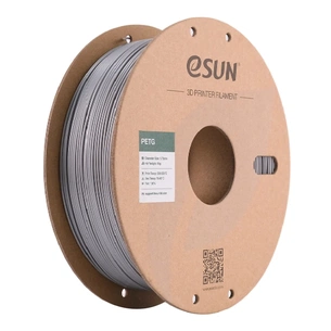Пластик для 3D-принтера eSUN PETG 1,75mm 1kg SOLID SILVER (PETG-P175SS1) зображення 1