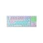 Клавіатура Aula F3032 White keycaps plus 21 Yellow keys KRGD Brown USB UA White (6948391201757) - зменшене зображення 1
