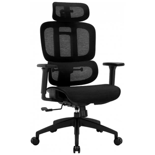 Офісне крісло GT Racer B-5757 Black/Black зображення 1