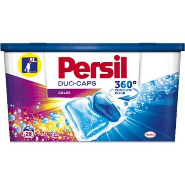 Капсули для прання Persil Експерт Колор, 28 шт (9000101095074) - изображение 1