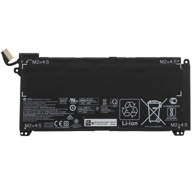 Аккумулятор для ноутбука HP Omen 15-DH PG06XL, 69Wh (5676mAh), 6cell, 11.55V, Li-ion (A47665) - изображение 1