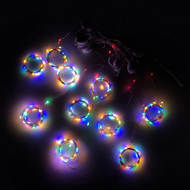 Гірлянда Novogod`ko штора на мідн.дроті, 280 LED, Color, 3*2,8 м (974224) - зображення 1