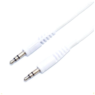 Кабель мультимедійний 3.5mm M to 3.5mm M 1.0m white XQISIT (4029948026954) picture 1