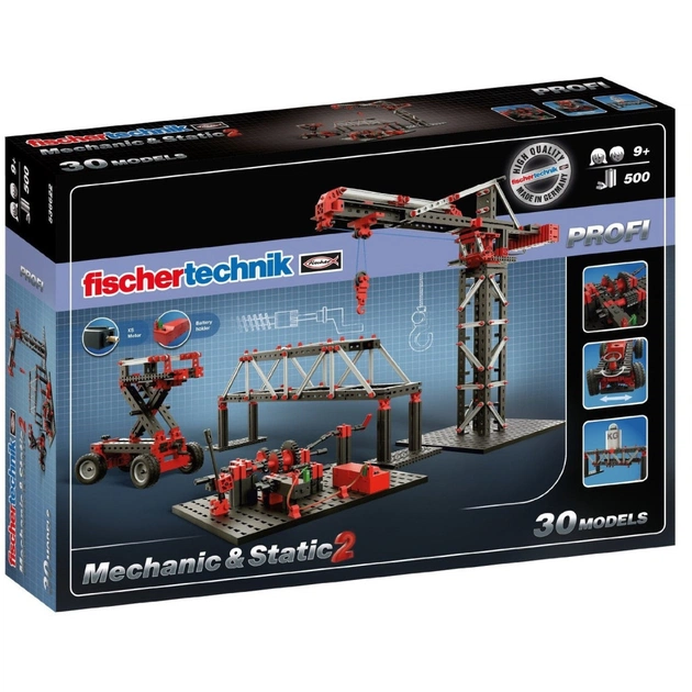 Конструктор Fischertechnik Profi Мeханіка та статика (FT-536622) - зображення 1