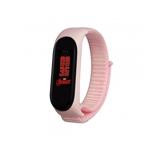 Ремінець до фітнес браслета BeCover Nylon Style для Xiaomi Mi Smart Band 5/6 Pink (705428) - изображение 1