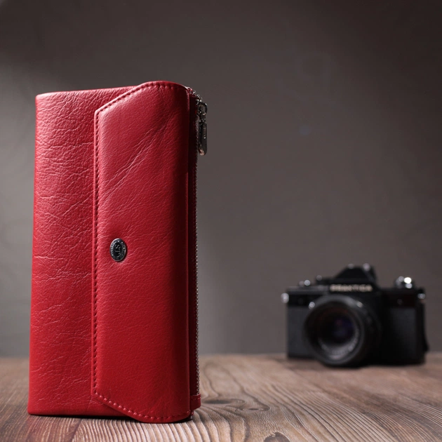 Гаманець ST Leather З натуральної шкіри Червоний (22699) - picture 10