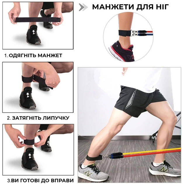 Еспандер Power System PS-4099 Total Expander Set 5 шт (4099MX-0) - изображение 7