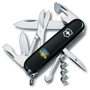 Ніж Victorinox Climber Ukraine Герб України (1.3703.3_T1280u) зображення 1