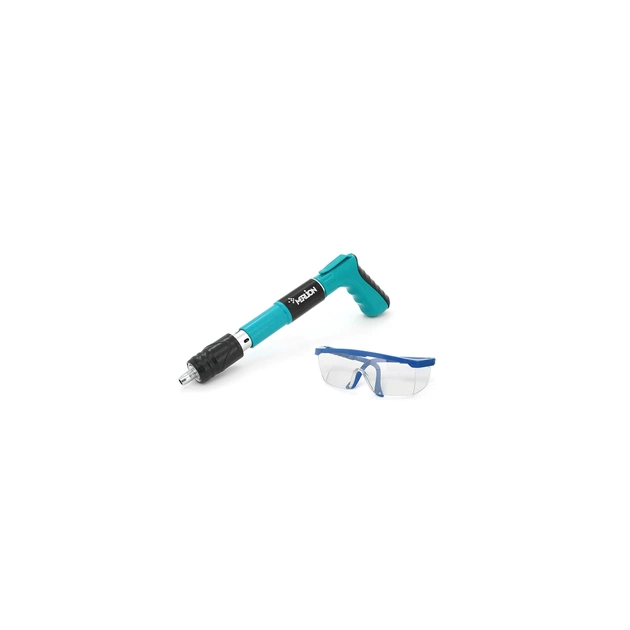 Цвяхозабивач Voltronic Yike-mini для піроксилінових цвяхів 7,3мм, три насадки, захисні окуляри, рукавички, кейс, Green (Yike-mini) - picture 5