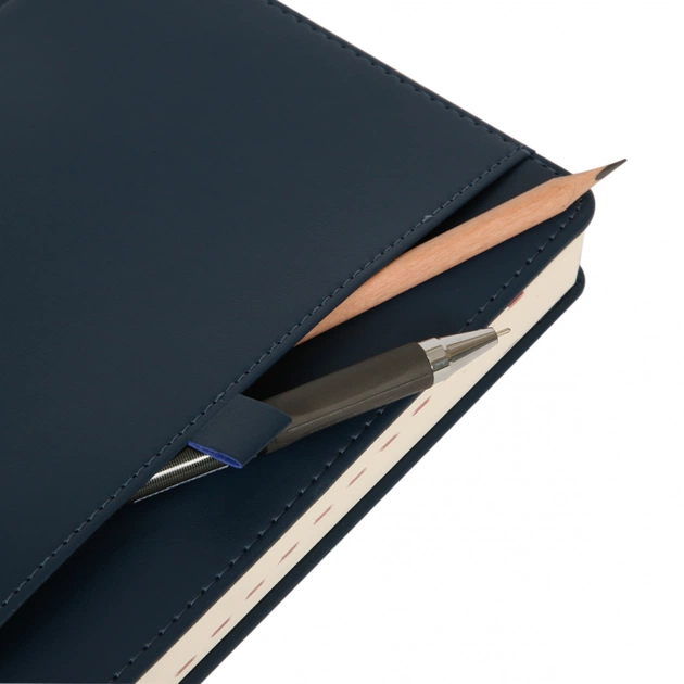Тижневик Leo planner А5 датований 2026 "Legacy", твердий, синій, 368 сторінок (252648) - picture 3
