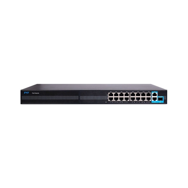 Комутатор мережевий TVT DIGITAL TD-B2216S1-PGS - изображение 1