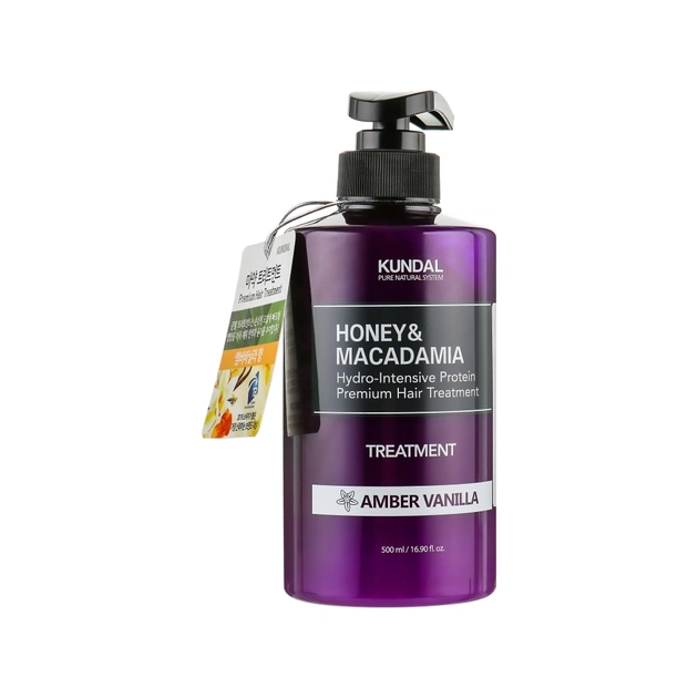 Кондиционер для волос Kundal Honey & Macadamia Amber Vanilla Treatment 500 мл (8809568742054) - изображение 1