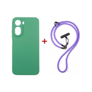 Чохол до мобільного телефона Dengos Case + Cross-body Strap Xiaomi Redmi A7 Pro Mint+Purple (DG-KM-CCRB-54) зображення 1