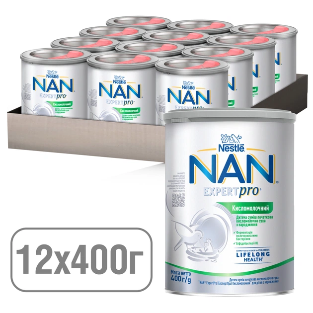Дитяча суміш Nestle NAN ExpertPro Кисломолочна 400 г (1000007) - picture 7