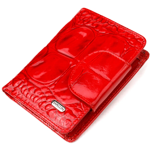 Кошелек Canpellini Из натуральной кожи Красный (21681) - изображение 1