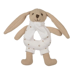 Брязкальце Canpol м'яка Кролик бежевий (80/201_bei) зображення 1