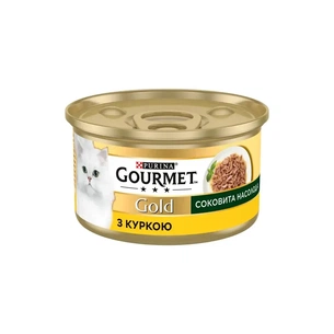 Консерви для котів Purina Gourmet Gold Соковита насолода з куркою 85 г (8445290823342) зображення 1