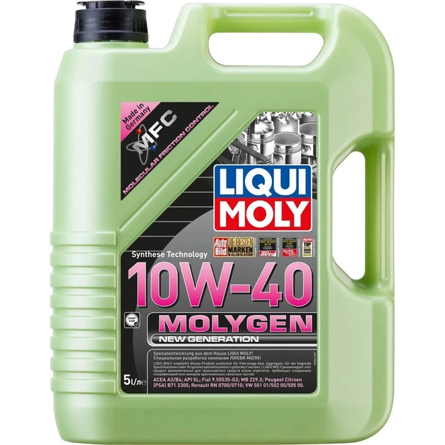 Моторна олива Liqui Moly Molygen New Generation 10W-40 5л (9951) - зображення 1
