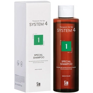 Шампунь Sim Sensitive System 4 Для нормальної шкіри голови і схильної до жирності 250 мл (6417150024345) зображення 1