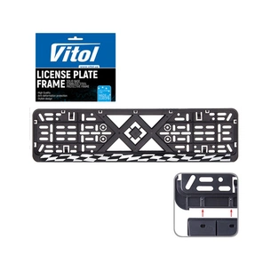 Рамка номерного знака Vitol з рельєфним написом SPORT (RN-VCH-15650-SR-SPT) зображення 1