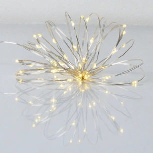 Гірлянда YES! Fun Нитка на мідному дроті 50 LED Тепло-біла 5 м Статична USB (975040) зображення 1