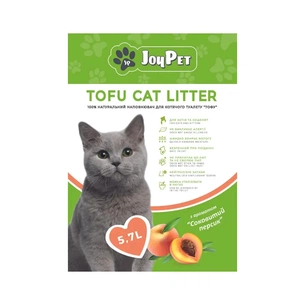 Наповнювач для туалету JOYPET TOFU Соковитий персик 5.7 л (JPTF55) зображення 1