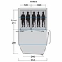 Намет Outwell Rosedale 5PA Blue (928273) - зменшене зображення 9