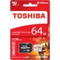 Карта пам'яті Toshiba 64GB microSD class 10 UHS-I U3 (THN-M302R0640EA) - зменшене зображення 2