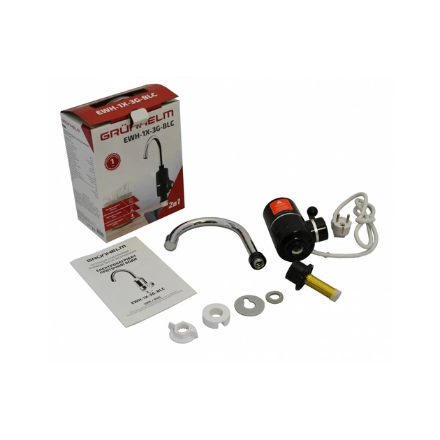 Проточний водонагрівач Grunhelm EWH-1X-3G-BLC - зображення 9