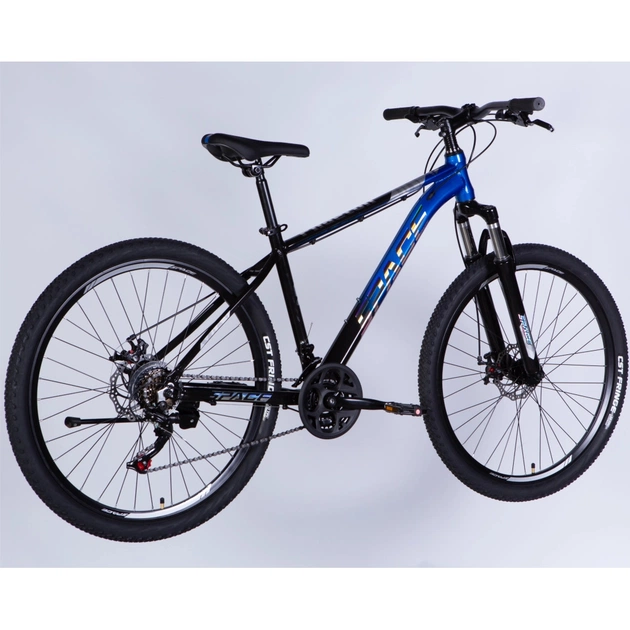 Велосипед Space 27.5" PHAETON DD FR рама-17" AL 2026 чорно-синій (OPS-SP-27.5-081) - зображення 3