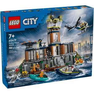 Конструктор LEGO City Поліцейський острів-в'язниця 980 деталей (60419) зображення 1