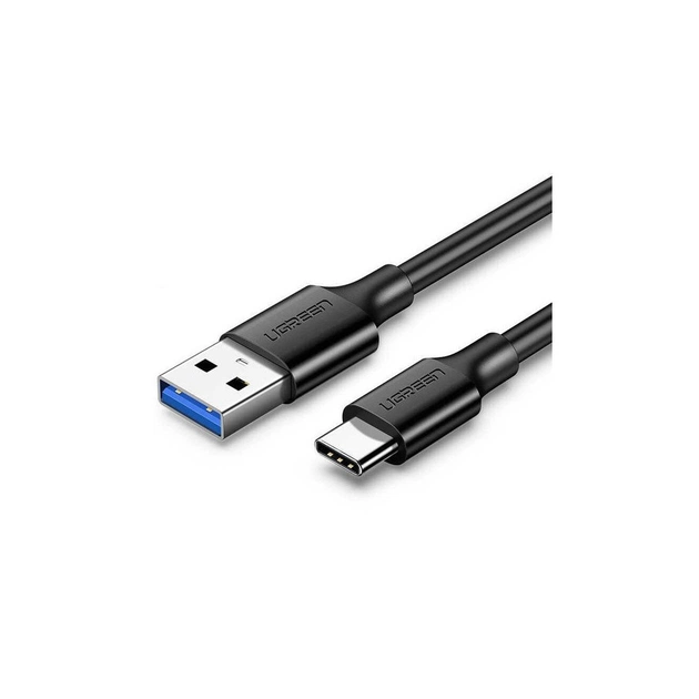 Дата кабель USB 3.0 AM to USB-C 1.0m US184 Black Ugreen (20882) - изображение 1