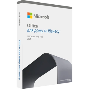 Офісний додаток Microsoft Office 2021 Home and Business Ukrainian CEE Only Medialess (T5D-03556) зображення 1