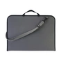 Папка - портфель Maxi А2 пластиковий на блискавці, сірий (MX30042) - зменшене зображення 1