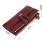 Гаманець Canpellini З натуральної шкіри Бордовий (21636) - зменшене зображення 3