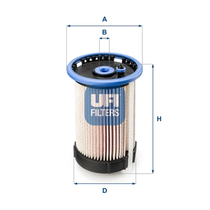 Фільтр паливний UFI 26.032.00 зображення 1