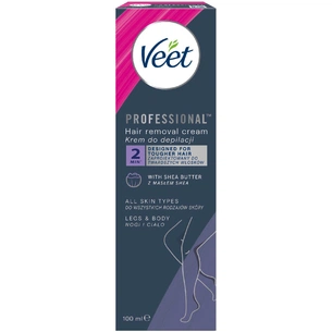 Крем для депіляції Veet Professional для всіх типів шкіри з Олією ши 100 мл (5900627099034) изображение 1