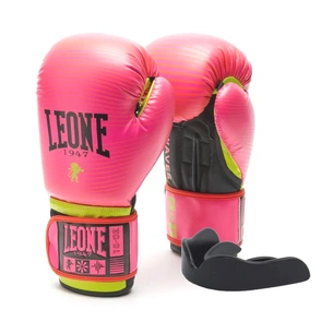 Боксерські рукавички Leone GN313 Waves Fuxia 12 унцій (капа в комплекті) (GN313_Fuxia_12oz) зображення 1