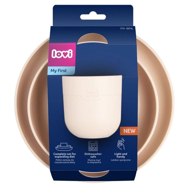 Набір дитячого посуду Lovi з кружкою Nude (21/533_bei) - picture 5