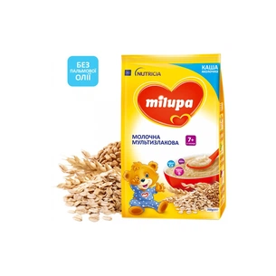Дитяча каша Milupa Молочна Milupa Мультизлакова від 7 місяців 210 г (5900852047442) зображення 1