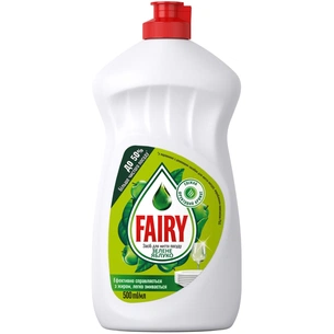 Засіб для ручного миття посуду Fairy Зелене яблуко 500 мл (5413149313873) зображення 1