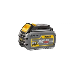 Акумулятор до електроінструменту DeWALT 18 В/54 В, 6 Аг/2 Аг, час заряджання 60 хв, вага 1.06 кг (DCB546) зображення 1