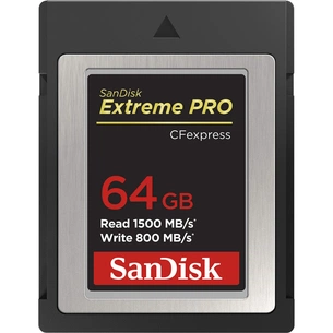 Карта пам'яті SanDisk 64GB CFexpress Extreme Pro (SDCFSP-256G-G46D) зображення 1
