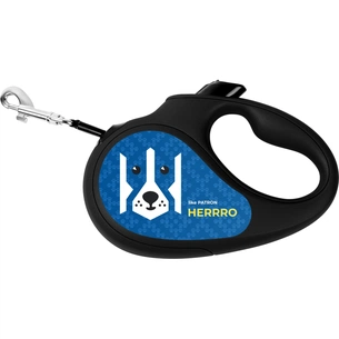 Повідець для собак WAUDOG R-leash Патрон світловідбиваюча стрічка M 5 м (382-4025) зображення 1