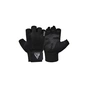 Рукавички для фітнесу RDX W1 Half Black Plus XL (WGA-W1HB-XL+) - зменшене зображення 2